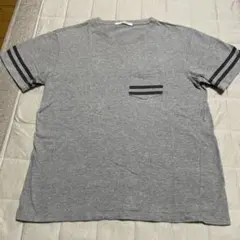 URBAN RESEARCH DOORS グレー Vネック Tシャツ