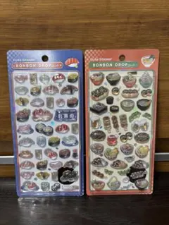ボンボンドロップシール 寿司　ラーメン