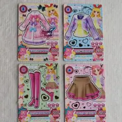 アイカツカード 4枚セット　星宮いちご　北大路さく