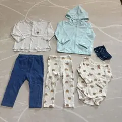 まとめ売り 春服 ベビー服 Tシャツ レギンス ユニクロ アオスタ 西松屋 80