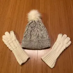 ギャップキッズ GAPkids ニット帽＆手袋セット