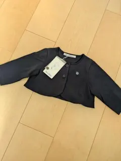 新品タグ付き　familiar カーディガン 70 ネイビー　ボレロ