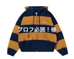 プロフ必読！様Blessü BU BORDER FULL ZIP HOODIE