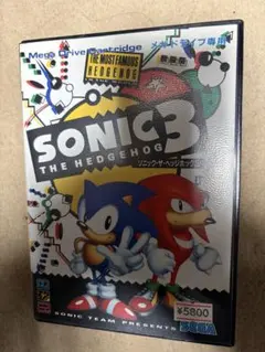 【激レア新品セール】SONIC THE HEDGEHOG 3 メガドライブ専用