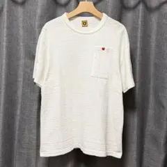 3枚組 HUMAN MADE プレミアムコットン ポケット Tシャツ ポケT 白 