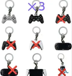 PlayStation めじるしアクセサリー 4種　6個