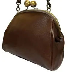 AYANOKOJI 大玉 がま口 ショルダーバッグ 本革 2way ハンドバッグ