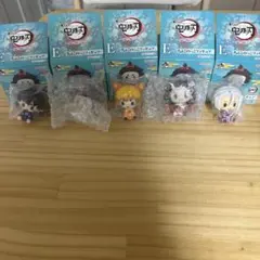 鬼滅の刃 E賞 ちょこのっこフィギュア　鬼の棲む街 5体セット 新品未開封