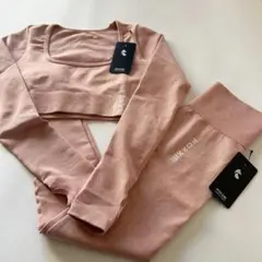ピンク クロップドセットアップ Sサイズ 新品 FOXXIE