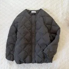 【美品】アーバンリサーチ ACUTA コクーンキルティングダウン グレー