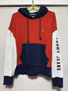 TOMMY JEANS カラーブロックパーカー