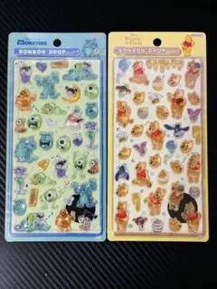 【新品・正規品】ボンボンドロップシール モンスターズインク　くまのプーさん