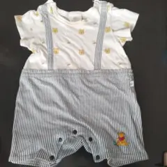 プーさん柄ロンパース 70サイズ(6)