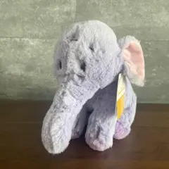 ディズニーリゾート限定 ランピー　ゾウ ぬいぐるみ タグ付き パープル プーさん