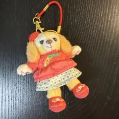 【香港ディズニー限定】クッキーアン ぬいぐるみバッジ チャイナドレスのサムネイル