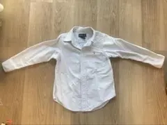 Ralph Lauren 長袖シャツ 5T 水色ストライプ