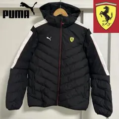 希少！プーマ × フェラーリ　エコライト ダウンジャケット 黒