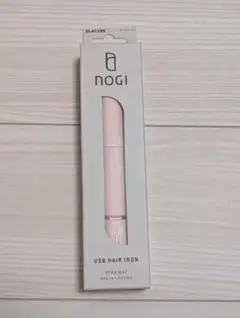 NOGI USBヘアアイロン ピンク 箱あり・未使用品です