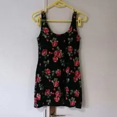 リップサービス  花柄 タンクワンピース