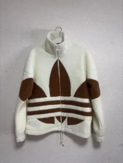 adidas フリースジャケット ビックロゴ