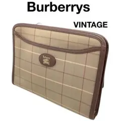 【Burberrys】ヴィンテージ★ セカンドバッグ★ユニセックス★オールド