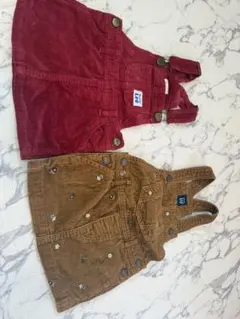 GAPキッズ、Lee サロペット　オーバーオール　ジャンバースカート　80