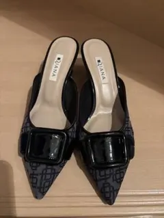 DIANA ポインテッドトゥパンプス ネイビー・ブラック