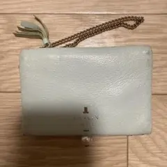 ランバンオンブルー シャペル パール レザー 名刺入れ マスカット