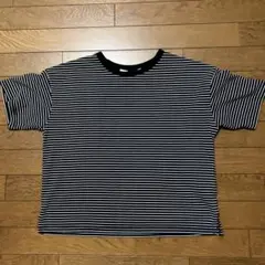 Lugnoncure ストライプ 半袖Tシャツ
