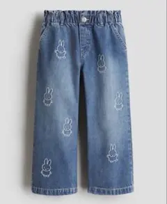 miffy ミッフィー デザインワイドレッグデニム