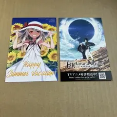 fate 特典 ポストカード イリヤ fgo バビロニア