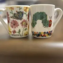 はらぺこアオムシと蝶のデザインミニマグカップめちゃかわいい❣️