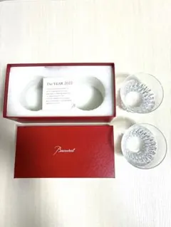 Baccarat The YEAR 2022 クリスタルグラス 2個セット