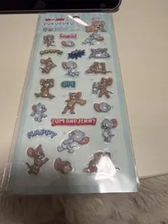 トムとジェリー ボンボンドロップシール風 ぷくぷくシール