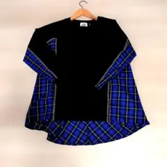 新品 ☆ KYOKO HIGA 長袖 異素材切替えのサムネイル