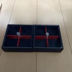 アクセサリーケース 仕切り付き 2個セット