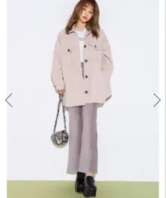 ベロア フレアパンツ GRL レディース