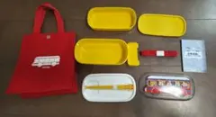 未使用ミスドオサムグッズ　お弁当箱&箸&バッグ 原田治 弁当箱