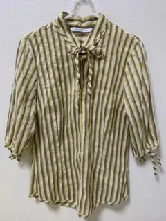 ZARA WOMAN ストライプシャツ S