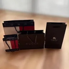 GUCCI、BURBERRY、Tommy hilfiger、紙袋まとめ売りのサムネイル