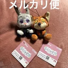 ズートピア むにゃすやマスコットVol.7 ニック ジュディ 2種セット ⑤