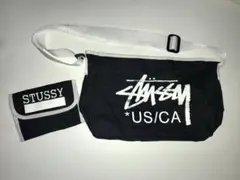 値下！STUSSY ステューシー ショルダーバッグ 財布付のサムネイル