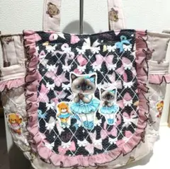 ひ*☆様 クラウティちゃんが並んだサイドポケットトート♡　コヤンイサムチョン　ハ