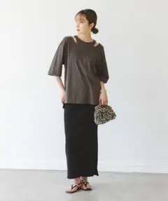 ★新品★NOBLE トタンテレコタイトスカート 38サイズ