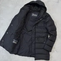 美品✨HERNO POLAR-TEC ダウンジャケット ブラック ロング 44のサムネイル