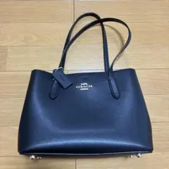 COACH ブラック ハンドバッグ　ビジネスバッグ　A4サイズ　コーチ