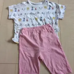 UNIQLO スヌーピー柄 ベビーパジャマ 90
