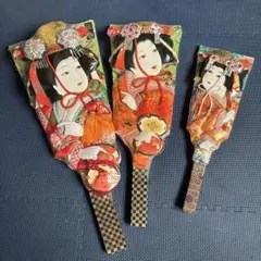 羽子板 3点セット 押絵羽子板 縁起物のサムネイル