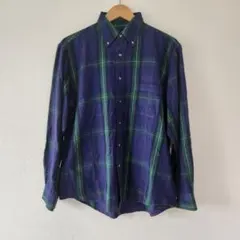 希少 90s エルエルビーン RANGELEY シャツ USA製 Lサイズ 美品