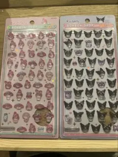 クロミ・マイメロディ ボンボンドロップミニシール 2枚セット